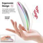 Bluetooth 2.4G Silent Illuminated Office Wireless Mouse