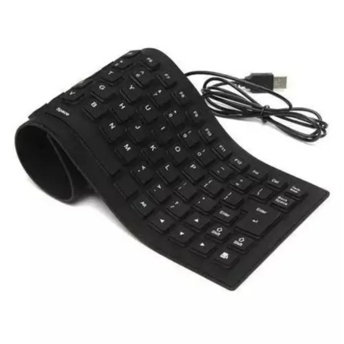Flexible Keyboard / Foldable Keyboard External Keyboards For Laptops & Computers