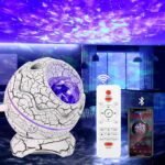 Galaxy Nightlight Projector with Remote Control, Built-in Speaker, Sleep Mode, and Customizable Starry Sky Effect