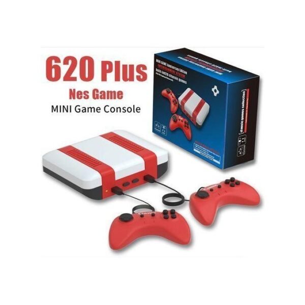 GALUIN Two Player Dual Controller Video Game Console- Red