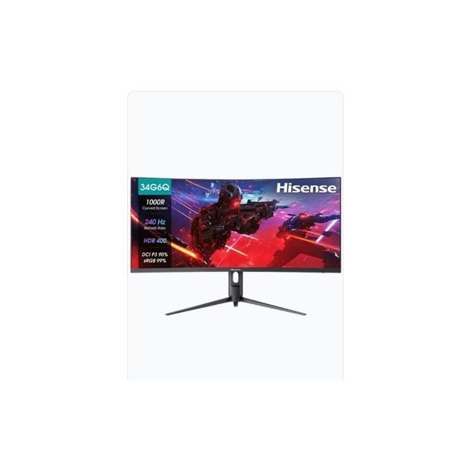 Hisense 34g6q-pro 34 Inch Ultra-curved Screen 240hz Qhd Gaming Monitor With Built-in Speaker