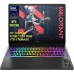 Hp OMEN MAX 16-ah0097nr Gaming Laptop - Intel® Core™ Ultra 9 - 32GB DDR5 RAM - 1TB SSD - 16" WQXGA IPS Display - NVIDIA® GeForce RTX™ 5080 (16GB) - Win 11.