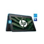 Hp ProBook 11 X360- Intel Pentium 256GB SSD-TOUCHSCREEN 8GB RAM Windows 10 Pro BLUE + LAPTOP STAND & USB LIGHT FOR KEYBOARD
