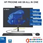 Hp PROONE 440G9 ALL IN ONE , INTEL COREi5, 14TH GEN UP TO 4.6GHZ 512SSD,8GBRAM , 24 INCHES FHD