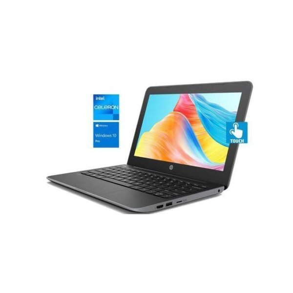 Hp Stream 11 Pro G5 Touchscreen Intel Celeron 128GB SSD 4GB DDR4 RAM Windows 10 Pro + MOUSE & USB LIGHT FOR KEYBOARD