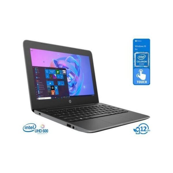 Hp Stream 11 Pro LAPTOP Intel Celeron, 64GB SSD/ 4GB RAM, Windows 10pro + Mouse