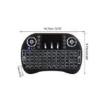 I8 Wireless Air Mouse Keyboard - Black