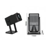 K300 Home 1080P Wireless Mini 4K HD Smart Projector UK Plug - Black