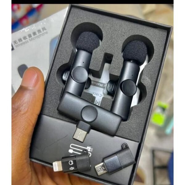 K9 Wireless Dual Microphone For IPhone And Android -Noise reduction and Clear Recording For Content Creation.
