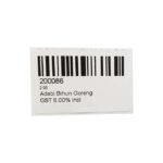 Label Sticker 50mm By 25mm Direct Thermal Barcode Paper