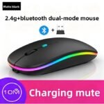 LED Wireless 2.4GHz Mice Rechargeable Mute