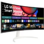 LG 34sr63qa-w 34-inch Myview Smart Monitor Wqhd Curved Screen 100hz With Webos & Usb Type-c