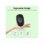 M107 2.4G Wireless Mouse Ergonomic Office Mouse With 3-gear