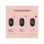 M107 2.4G Wireless Mouse Ergonomic Office Mouse With 3-gear