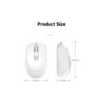M107 2.4G Wireless Mouse Ergonomic Office Mouse With 3-gear
