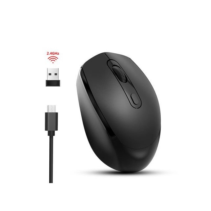 M107 2.4G Wireless Mouse Ergonomic Office Mouse With 3-gear