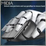 MIDIA Wireless Bluetooth mice Dual-mode Mouse with RGB Lighting - Charging Version