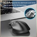 MIDIA Wireless Bluetooth mice Dual-mode Mouse with RGB Lighting - Charging Version