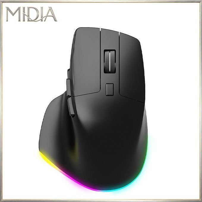 MIDIA Wireless Bluetooth mice Dual-mode Mouse with RGB Lighting - Charging Version