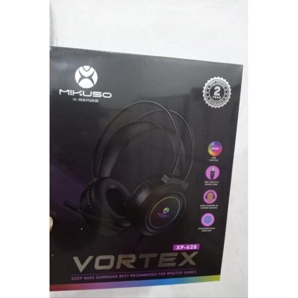 Mikuso XP-628 Vortex wired gaming headphones