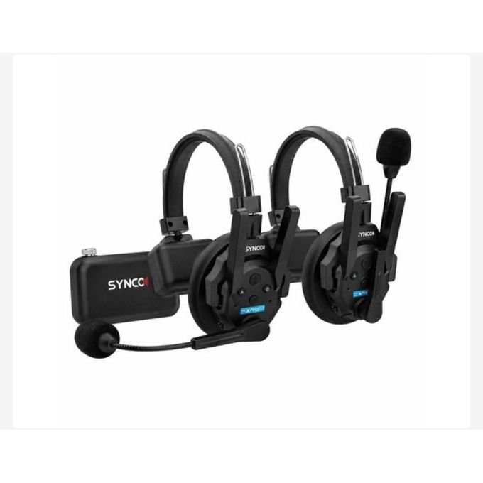 Modern SYNCO XPro Wireless Full-Duplex Intercom Headset System With 2 Headset & Base Station