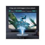 New HY300 Mini Smart Projector Set – Comes with 2 Gaming Controllers, Charging Cable & Remote