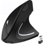 OIPETLUCK Vertical Mice Ergonomics Hand Pain-free Mouse battery model