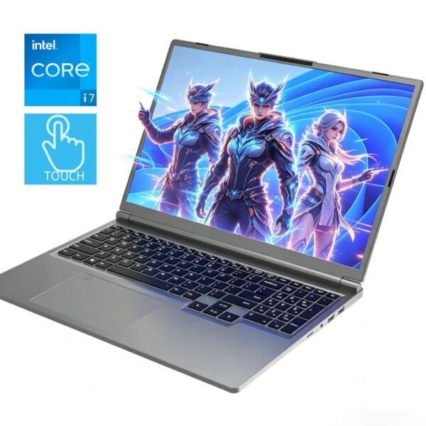PWB Gamebook Touchscreen Laptop - Intel Core i7-6700HQ Standard Voltage - 1TB SSD/16GB RAM - High-en NVIDIA RTX1060-6G Dedicated Graphics, Gray Color, Backlit Keyboard Windows...