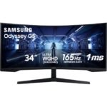 Samsung 34' Odyssey G5 Ultra-wide Curved Gaming Monitor With 1000r 165hz, 1ms, Freesync -ls34g55twwmxue