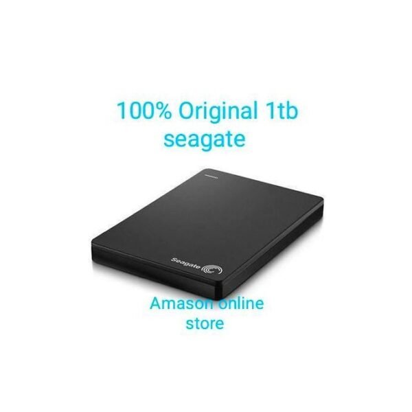 SEAGATE 100% Genuine Original BackUp Plus Slim 1TB Portable Storage Drive