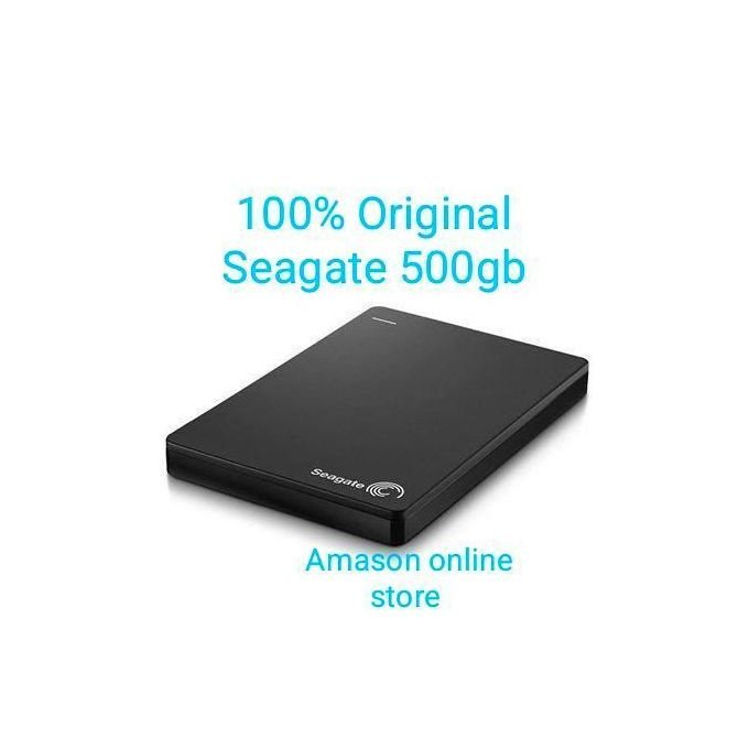 SEAGATE 100% Genuine Original BackUp Plus Slim 500gb Portable Storage Drive