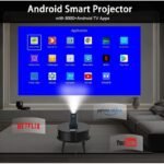 Smart Projector/Mini Projector/Home Projector/Android 11/Powerful Processor /2GB RAM 16GB Storage/Higher Lumens/Auto Focus/WiFi & Bluetooth Connection/Netflix/Youtube