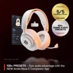 Steelseries Arctis Nova 5 Wireless - Gaming Headset - White