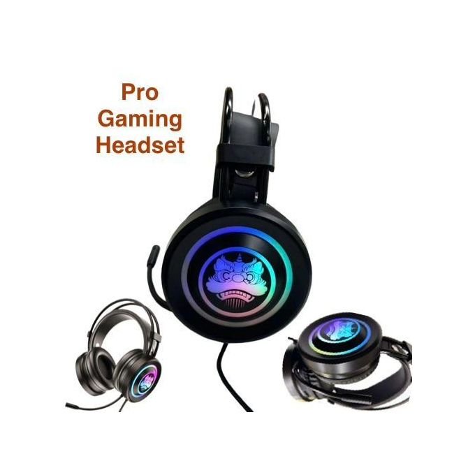 T906 RGB USB Headset - Born for Gaming E-Sport backlight headphone + Mic