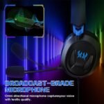 TW 3D Surround Sound Microphone USB Multi-Angle Rotation Foldable DJ Headset