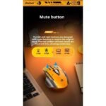 Wireless & Bluetooth Silent Dual-Mode Rechargeable Gradient Color Gaming Mouse