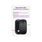 Wireless Rechargeable Mouse -Black