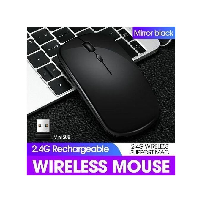 Wireless Rechargeable Mouse -Black