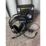 X29 Premium Wired PC Gaming Headsets Gaming Audio Gear Sports Headphones RGB With Mic for Gamer